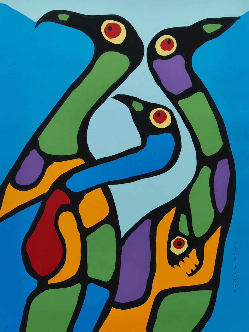 Norval Morrisseau, The Art of Norval Morrisseau: Collection of 5 Prints in Original Portfolio, five colour serigraphs, 1979 - view 6