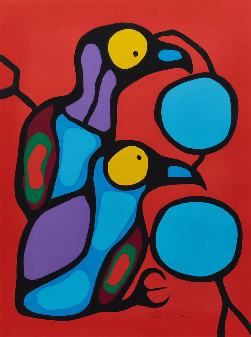 Norval Morrisseau, The Art of Norval Morrisseau: Collection of 5 Prints in Original Portfolio, five colour serigraphs, 1979 - view 7
