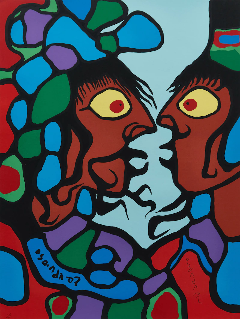 Norval Morrisseau, The Art of Norval Morrisseau: Collection of 5 Prints in Original Portfolio, five colour serigraphs, 1979 - view 8