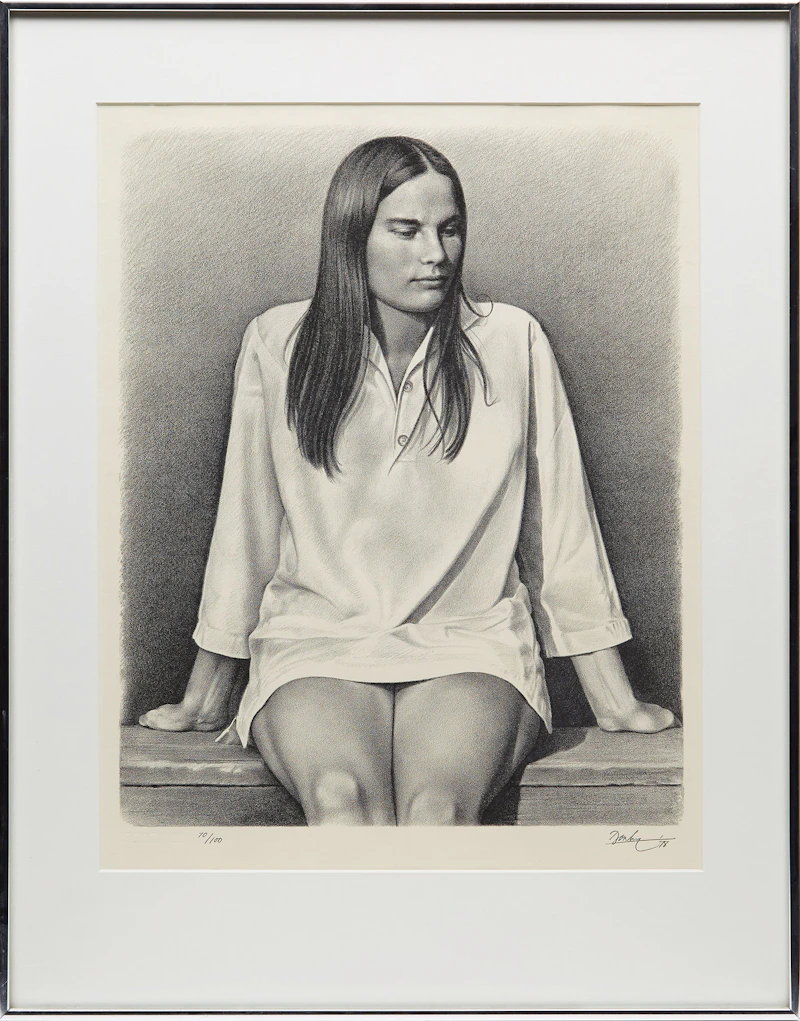 Kenneth Danby, Repose, lithograph, 1978 - view 2