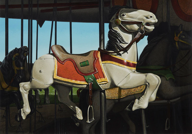 White Stallion by Kenneth Danby
