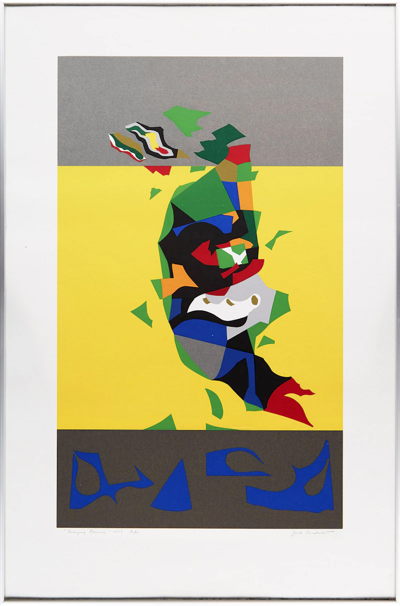 Jack Leonard Shadbolt, Emerging Presence, colour lithograph, 1977 - view 2