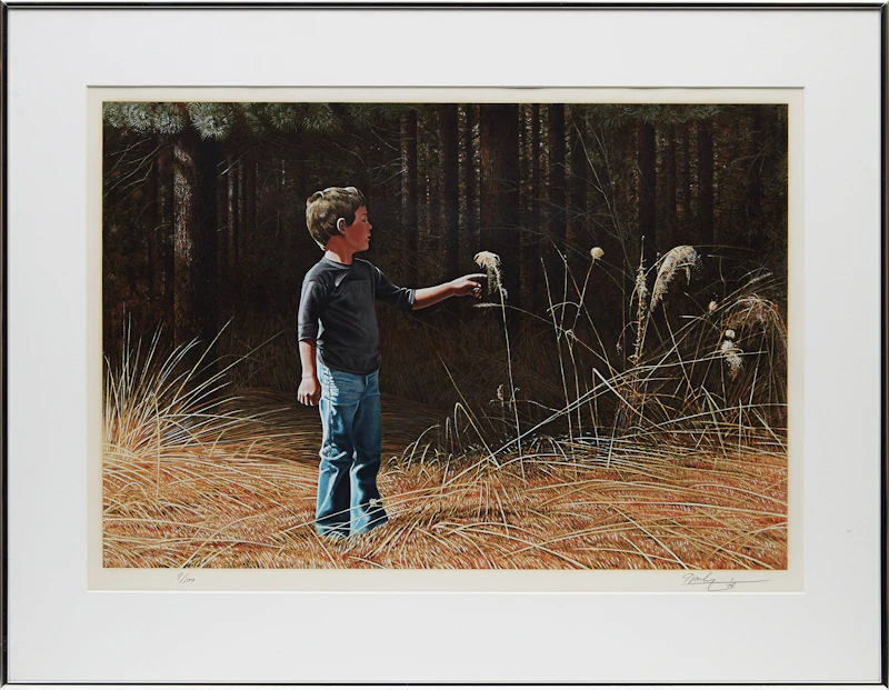 Kenneth Danby, At the Edge of the Pines, colour serigraph, 1979 - view 2