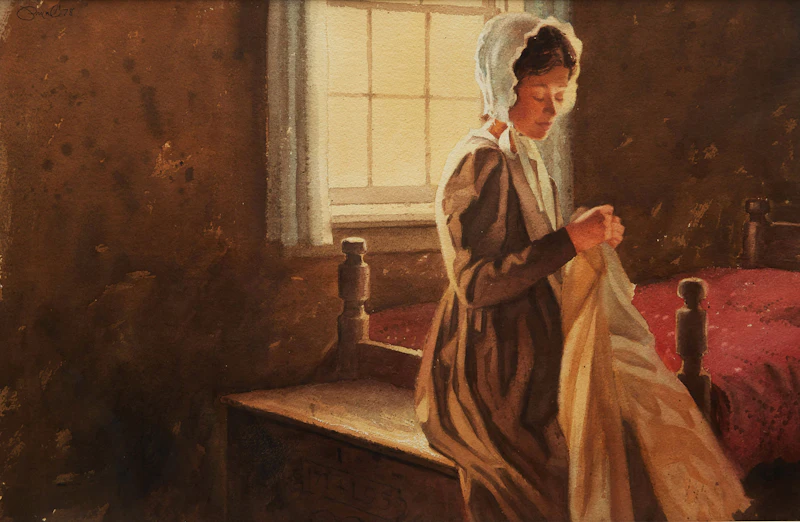 Mending a Hem by Rolfe Pryne