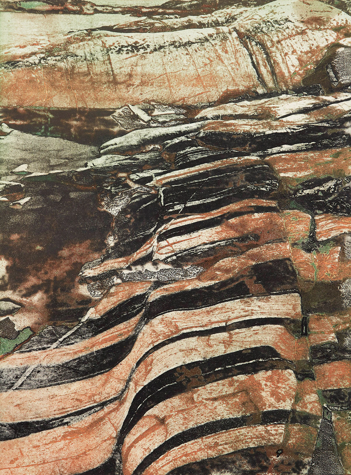 Edward John Bartram - Banded Rock, Precambrian Shield Series | Cowley ...