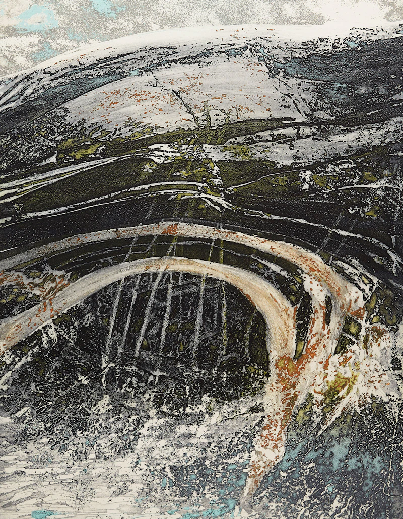 Rock Arc, Precambrian Shield Series by Edward John Bartram