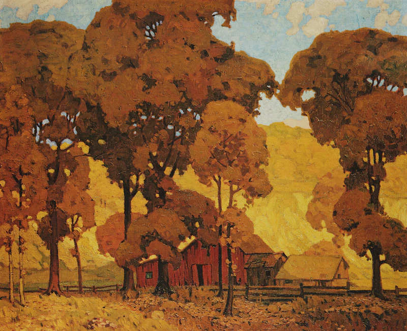 Alfred Joseph Casson, Autumn Afternoon; Birch Island; Haliburton