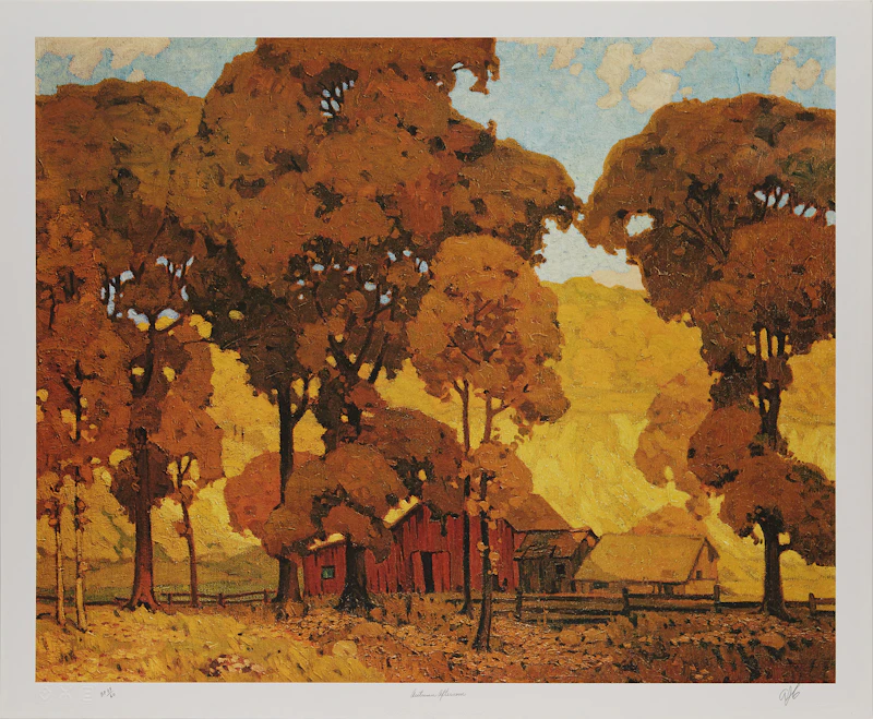 Alfred Joseph Casson, Autumn Afternoon; Birch Island; Haliburton, three colour serigraphs - view 2