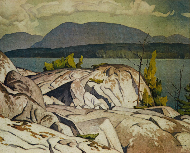 Alfred Joseph Casson, Autumn Afternoon; Birch Island; Haliburton, three colour serigraphs - view 4
