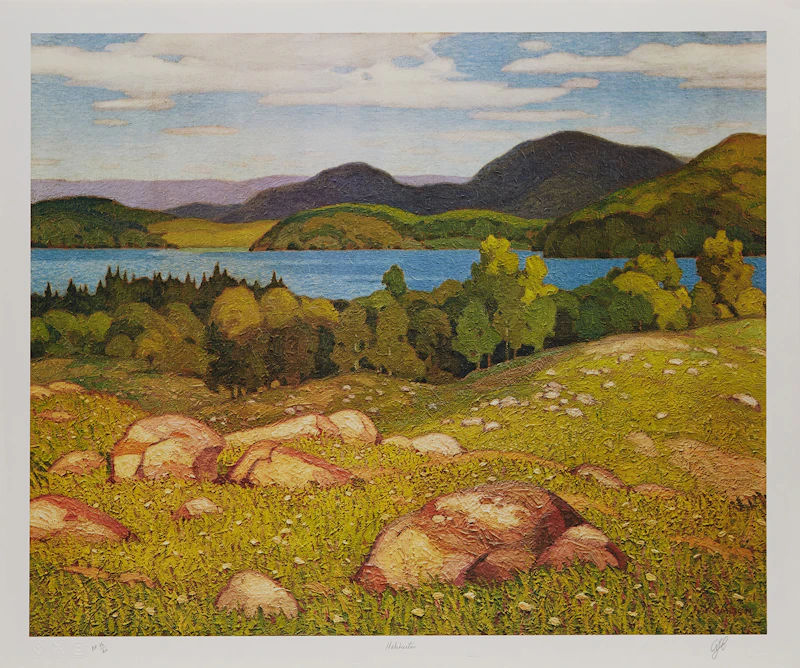 Alfred Joseph Casson, Autumn Afternoon; Birch Island; Haliburton, three colour serigraphs - view 8