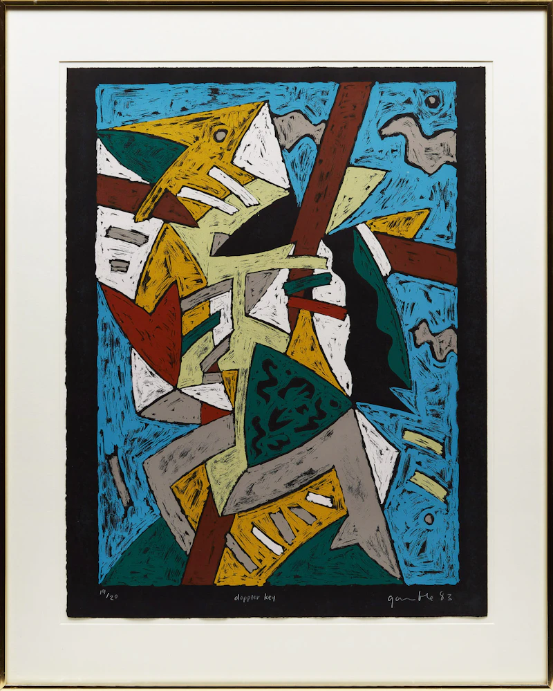 Erik Gamble, Doppler Key, colour serigraph, 1983 - view 2