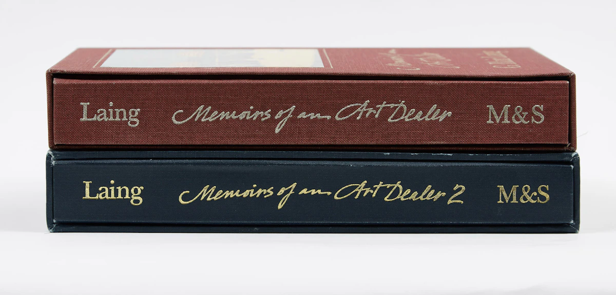 Books and Reference, Memoirs of an Art Dealer, volumes 1 and 2, two books