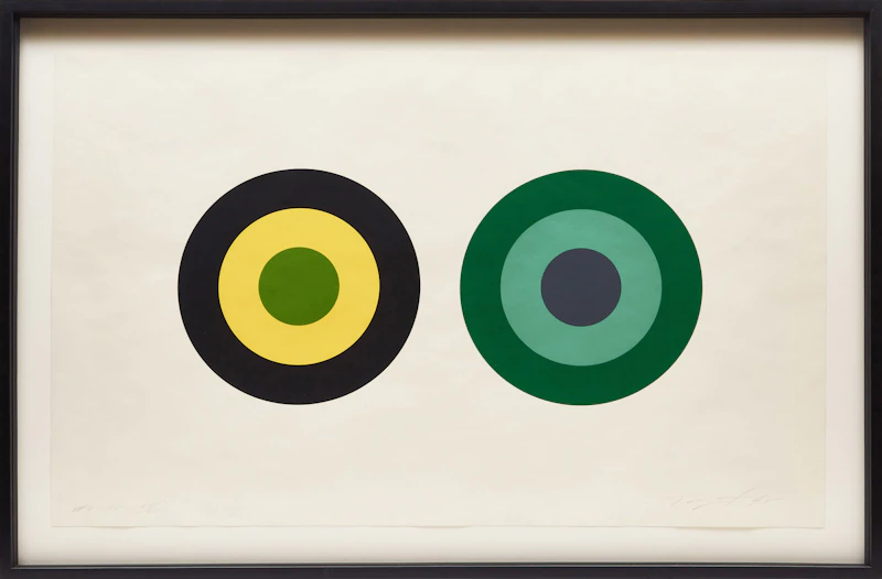 Claude Tousignant, #2-75, colour silkscreen, 1975 - view 2