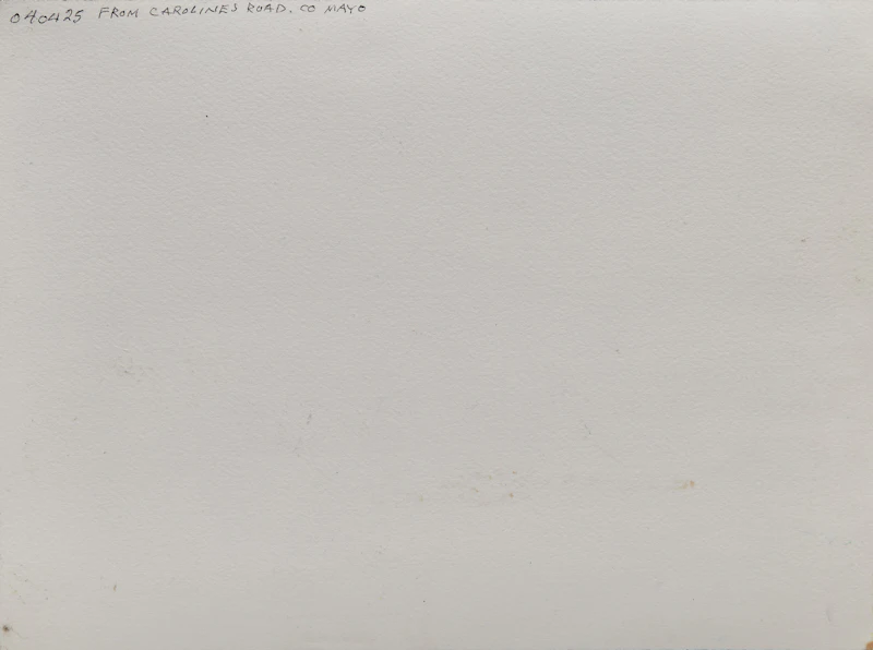Doris Jean McCarthy, Irish Sheep (From Caroline’s Road, Co. Mayo), watercolour, 2004 - view 2