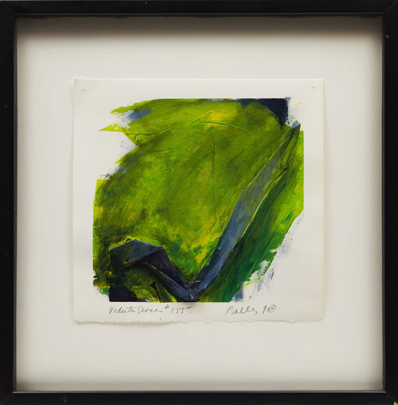 Andrea Bolley, Veduta Series # 155, mixed media collage, 1991 - view 2