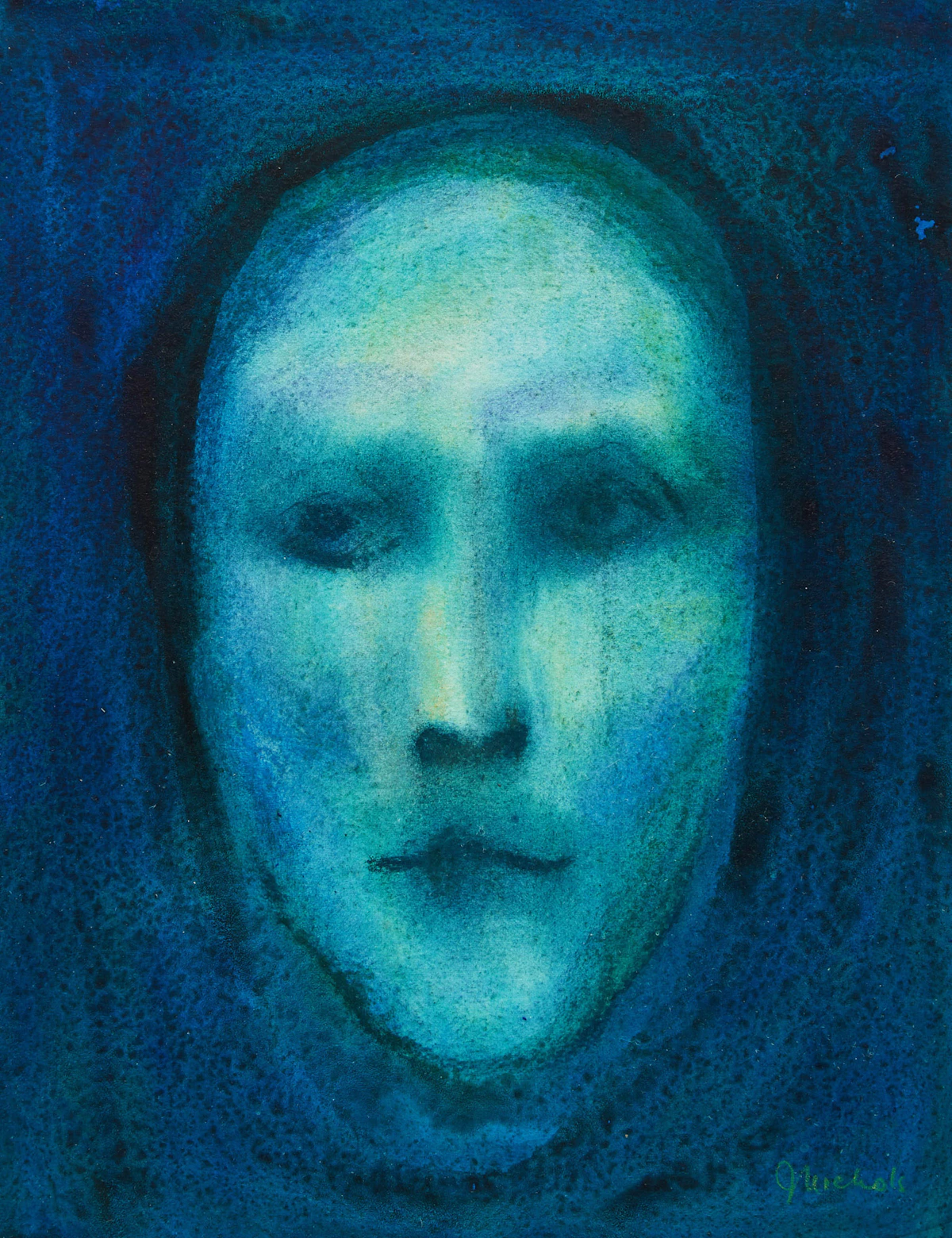 Jack Nichols, The Iceman, mixed media on paper, 1966