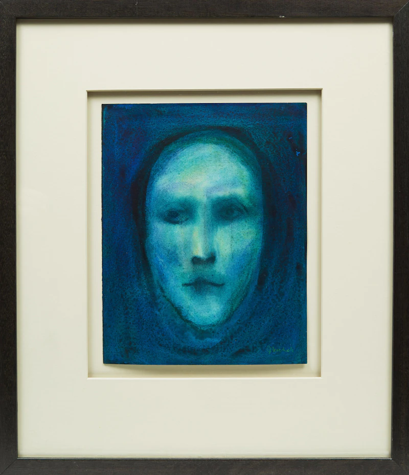 Jack Nichols, The Iceman, mixed media on paper, 1966 - view 2