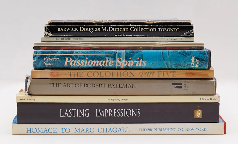 Twelve Books & Catalogues by Books and Reference