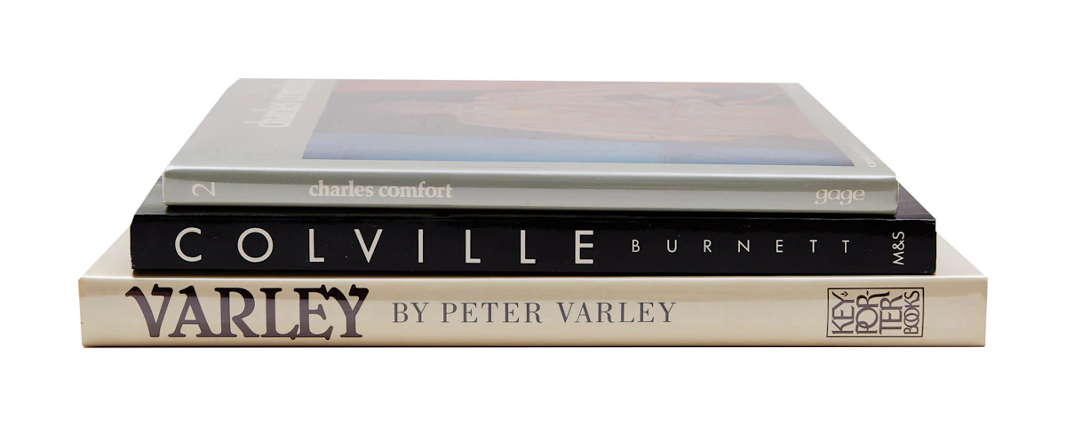 Books and Reference, Colville; Charles Comfort (Canadian Artists 2); Varley, three books