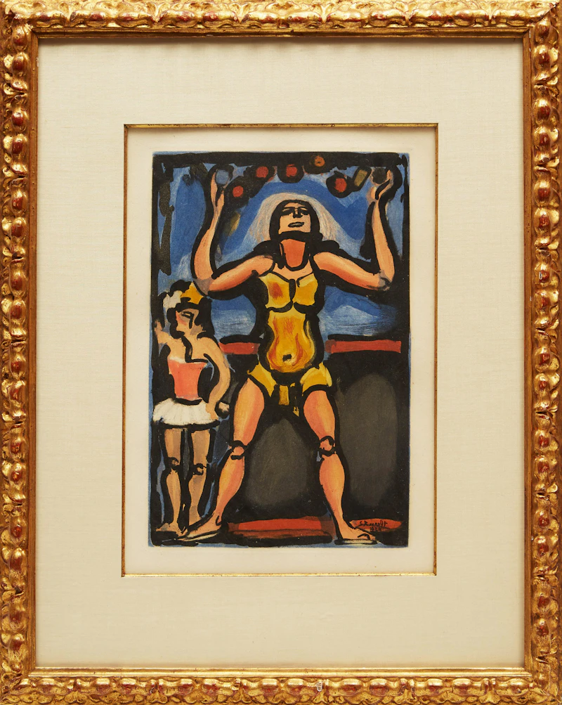 Georges Rouault, Jongleur, colour lithograph, 1934 - view 2