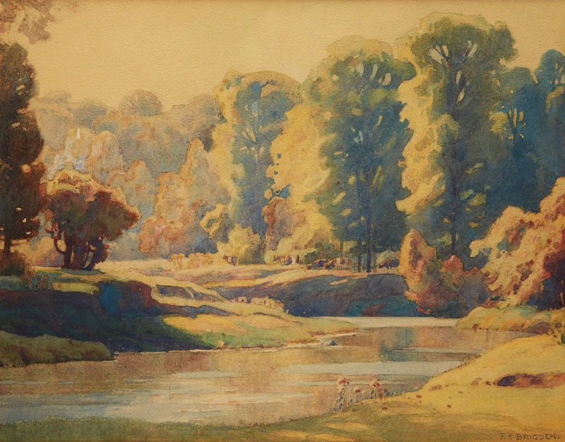 The Don River by Frederick Henry Brigden