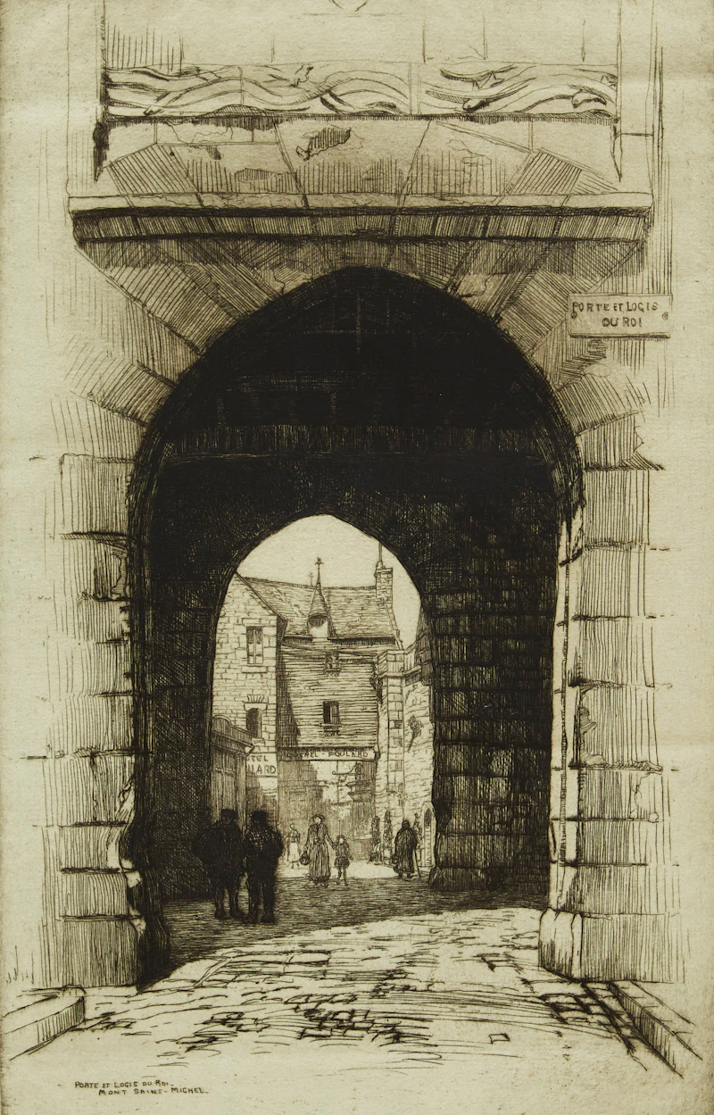 Caroline Helena Armington, Porte et Logis du Roi, Mont Saint-Michel