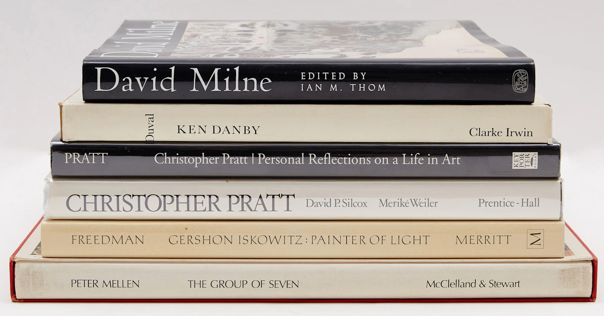 Books and Reference, Selection of 6 Books on Canadian Art, six books