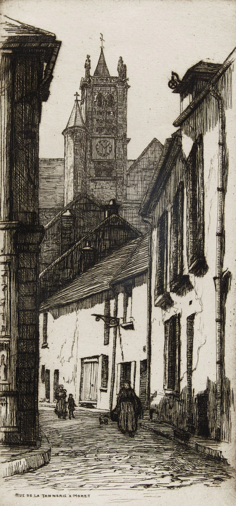 Caroline Helena Armington, Rue De La Tannerie à Moret