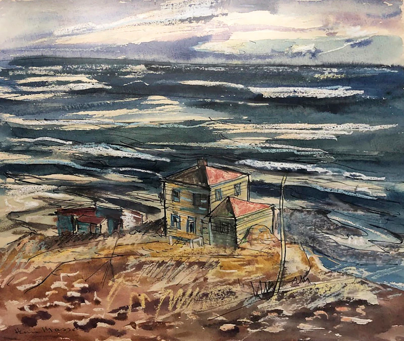 House on the Shore by Henri Leopold Masson