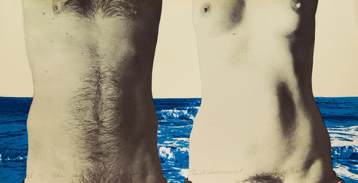 John Greer, Navel Disarmament, lithograph, 1977