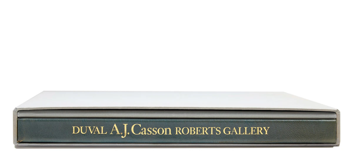 Books and Reference, A.J. Casson: Roberts Gallery, book with lithograph