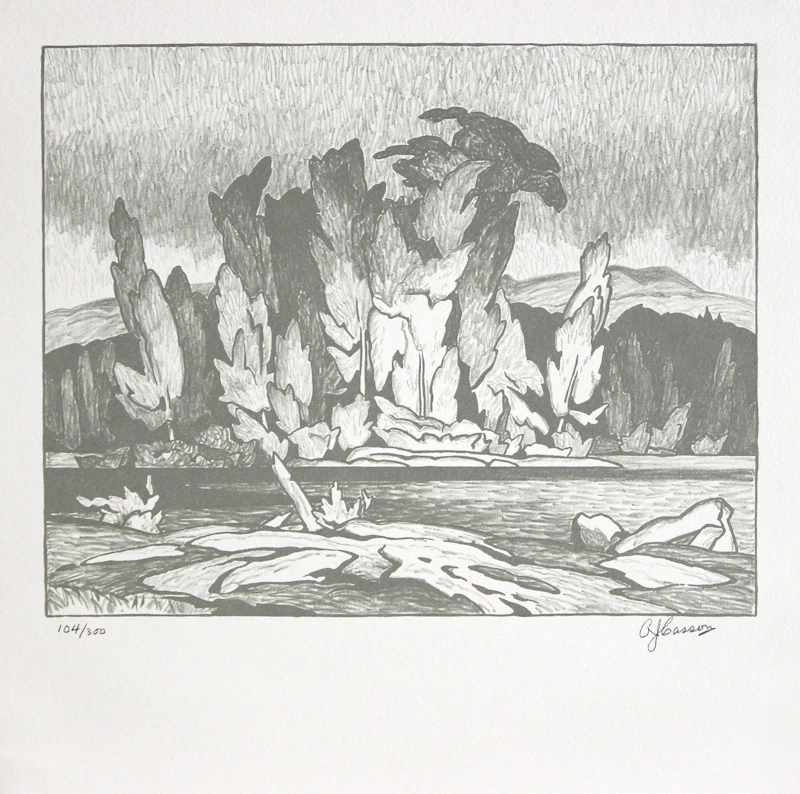 Books and Reference, A.J. Casson: Roberts Gallery, book with lithograph - view 2