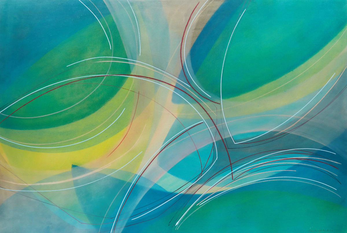 Sheila Maki, Opening Wine, pastel on paper, 1993
