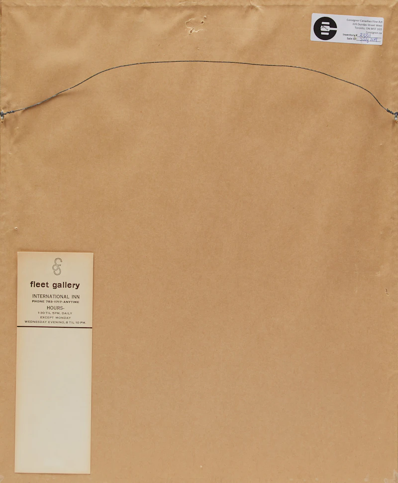 Unknown 20th Century Artist, Abstract Study, graphite drawing, 1965 - view 3