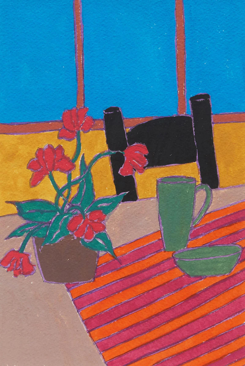 Warm Interior; Dear M (with three colour lithographs) by Jack Pollock