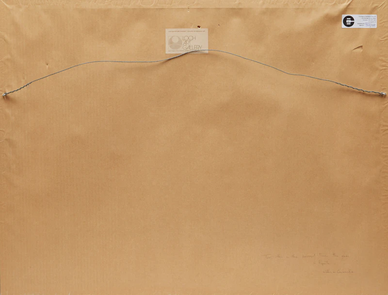 Armand Paquette, Tom, this is the second time this year, watercolour and gouache on paper, 1980 - view 3