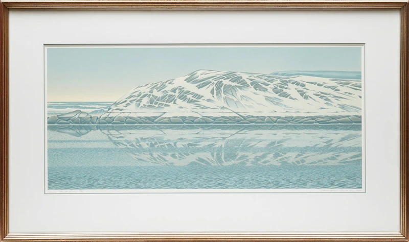 Christopher Pratt, Lance Point Rock, colour serigraph, 1990 - view 2