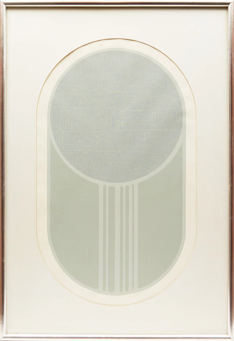 Kenneth C. Samuelson, Trees, serigraph, 1969 - view 2