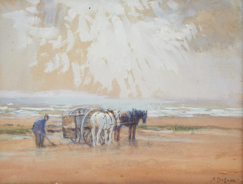 Sand Cart on Picardy by Alice Des Clayes