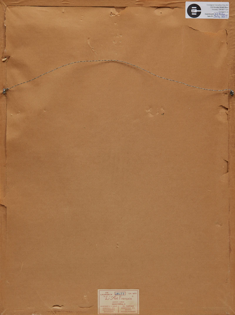 René Richard, Sled Dog, Algoma, pastel on paper - view 3