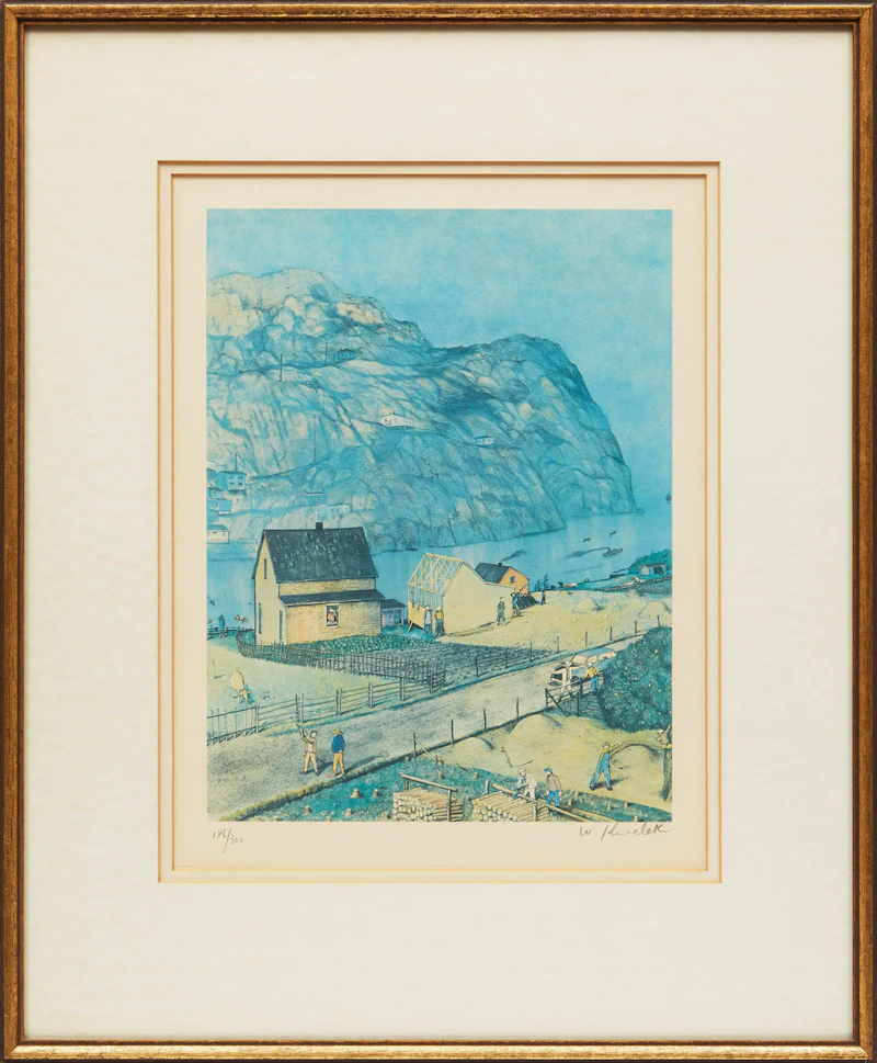 William Kurelek, Newfie Jokes, colour lithograph - view 2