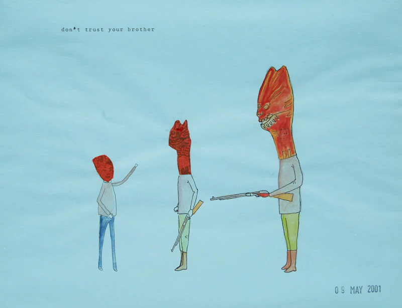 Don’t Trust Your Brother by Marcel Dzama
