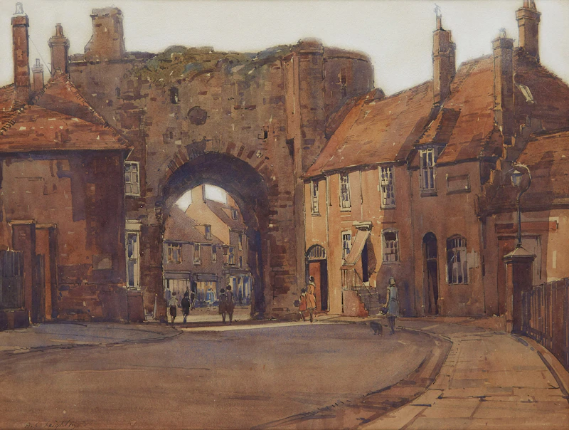 Town Square by Alfred Crocker Leighton