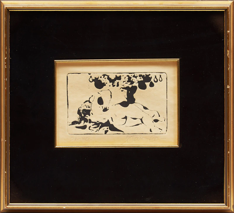 Harold Barling Town, Untitled, etching, 1960 - view 2