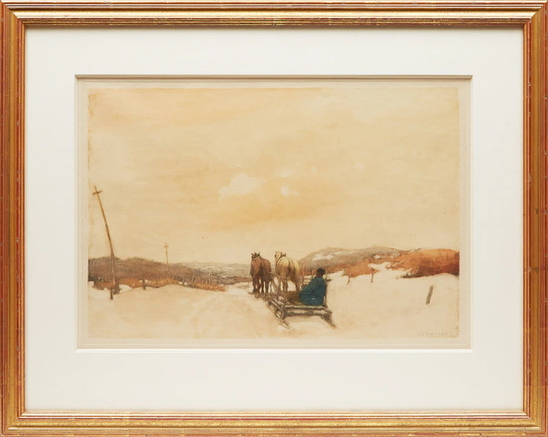 Frederick Simpson Coburn, Heading Out, colour etching - view 2