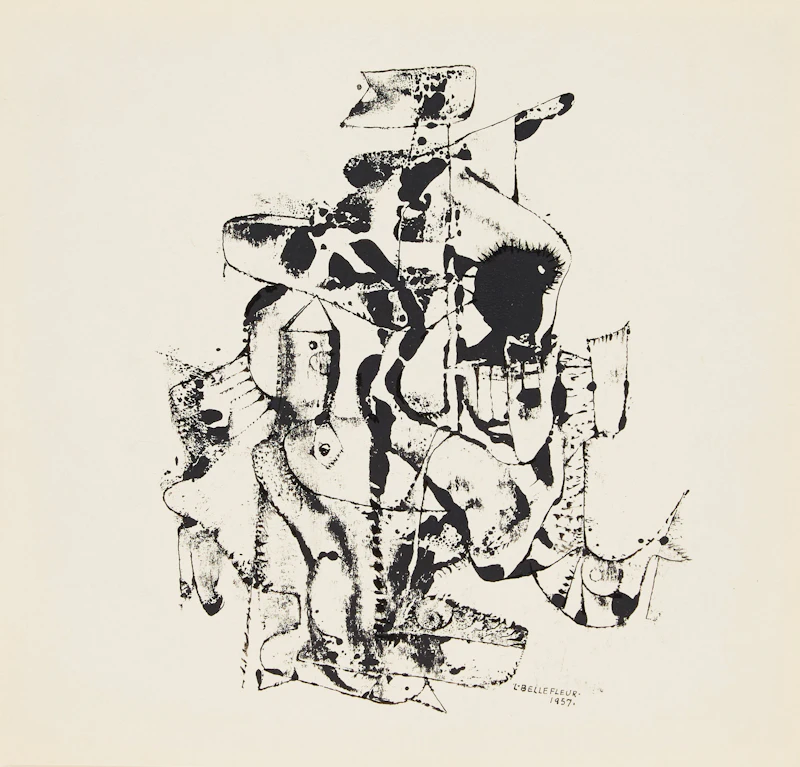 Abstraction by Léon Bellefleur