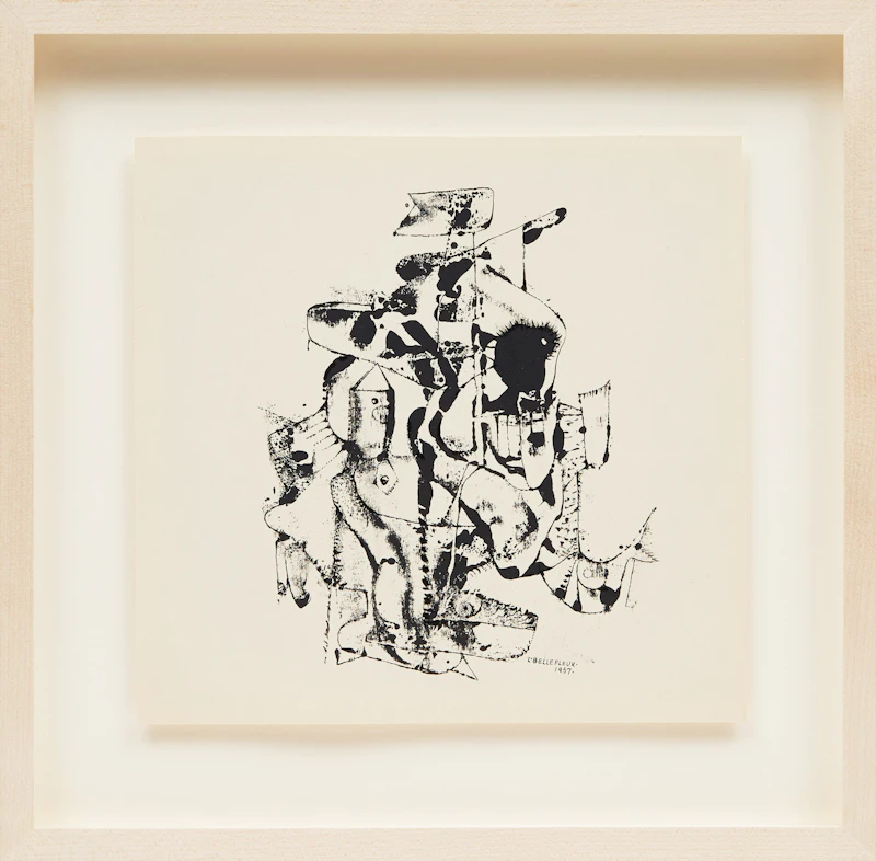 Léon Bellefleur, Abstraction, ink drawing - view 2