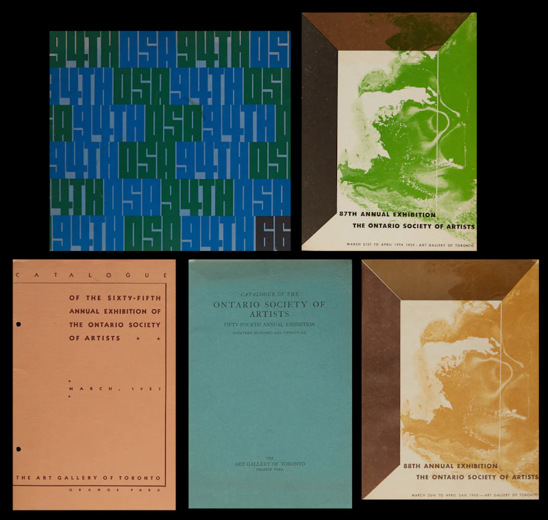 Ontario Society of Artists Annual Exhibition catalogues by Books and Reference