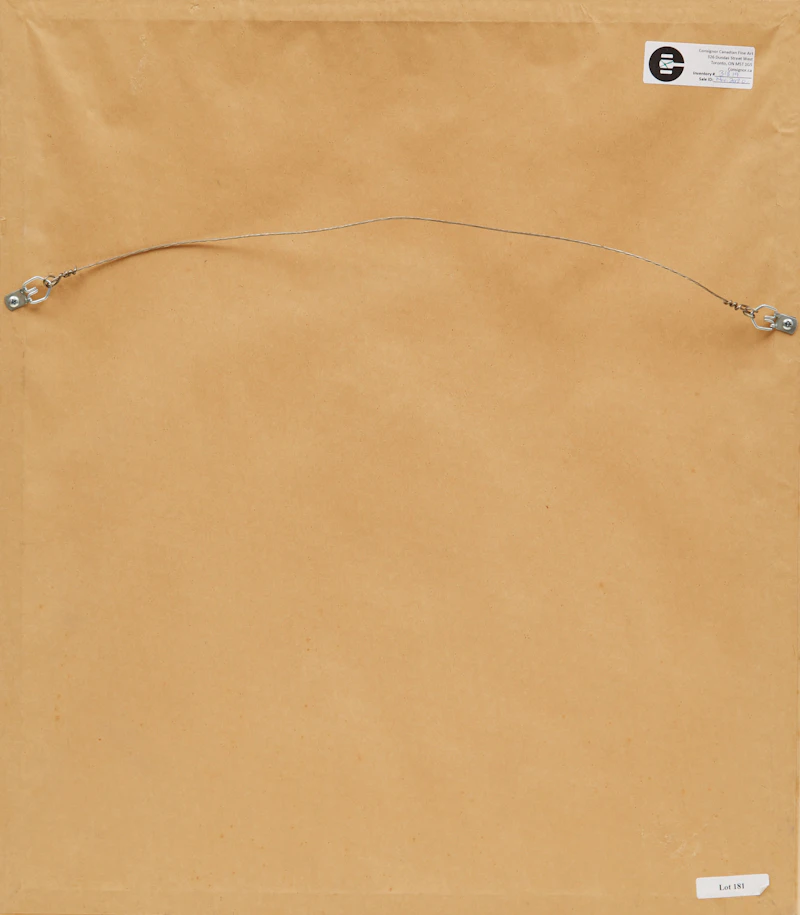 Frank Leonard Brooks, Abstraction, mixed media and collage on card, 1967 - view 3