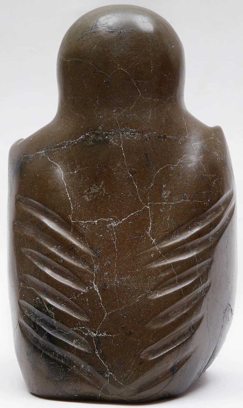 Possibly Oviloo Tunnillie, Owl, stone - view 4